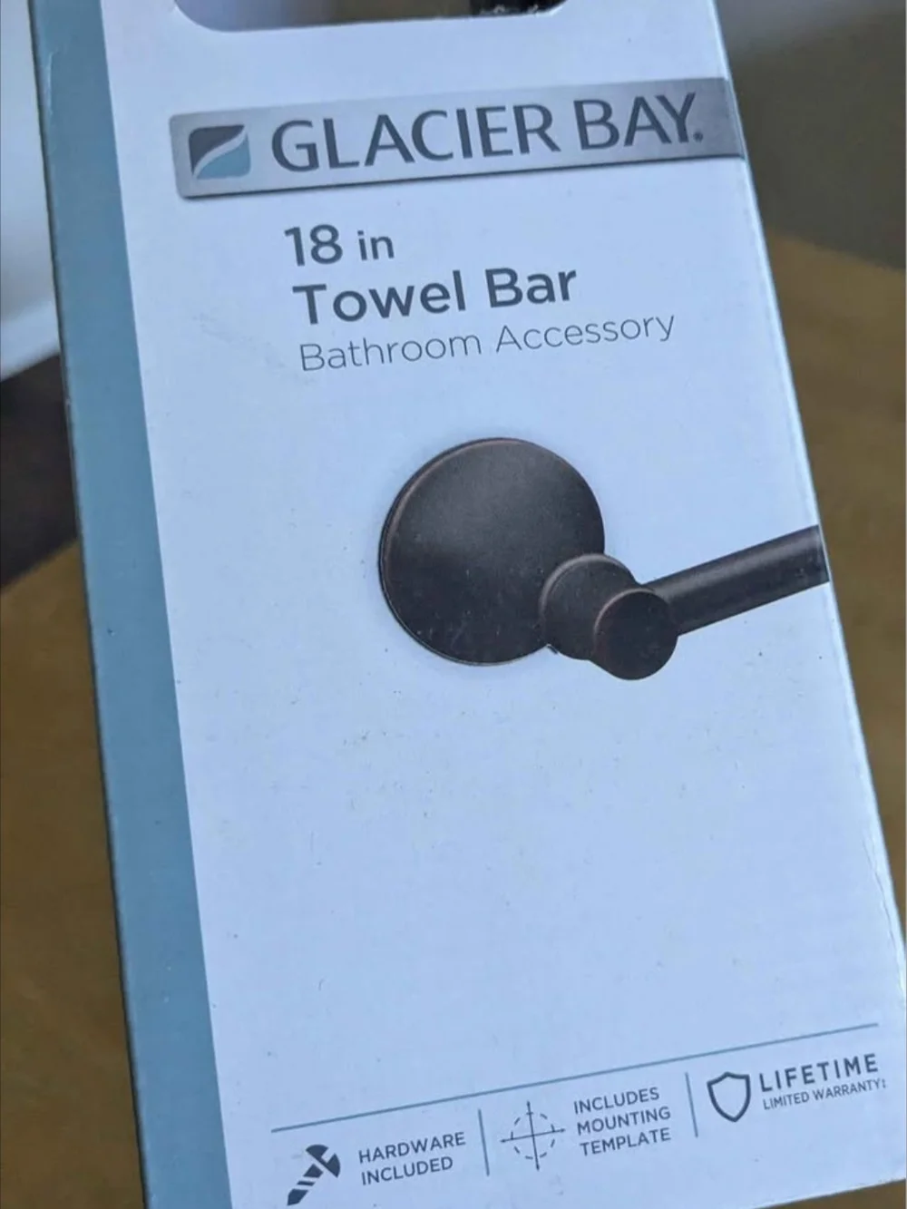 NIB Black 18 in Towel Bar